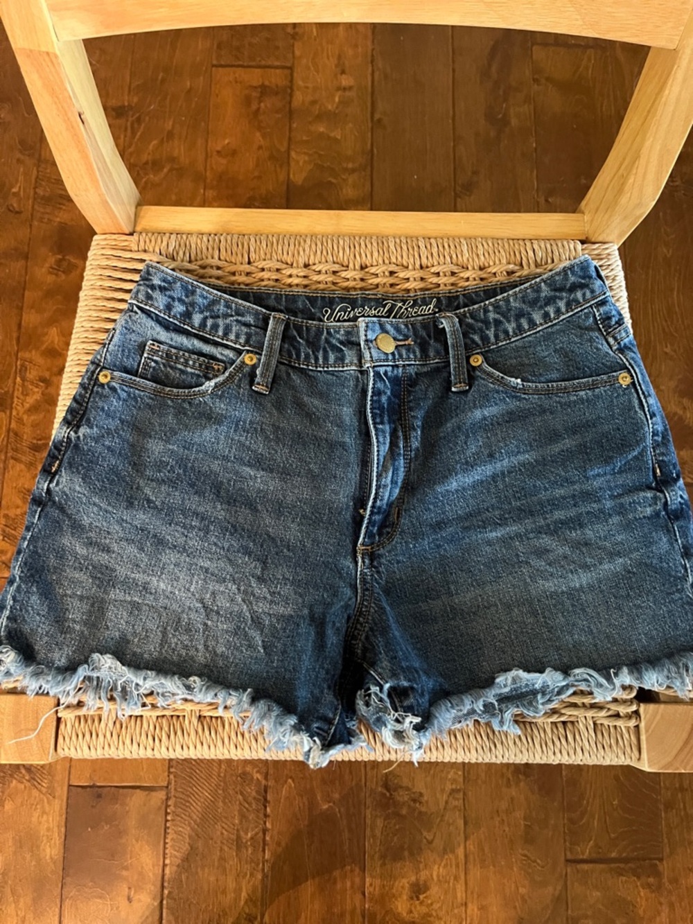 Universal Thread Distressed Blue Denim Cutoff Shorts